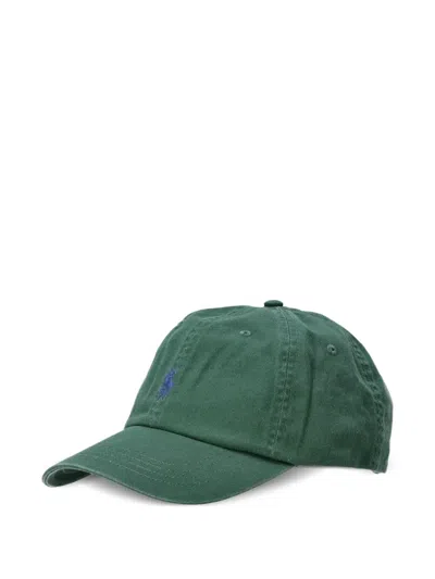 Polo Ralph Lauren Baseballkappe Mit Logo-stickerei In Green