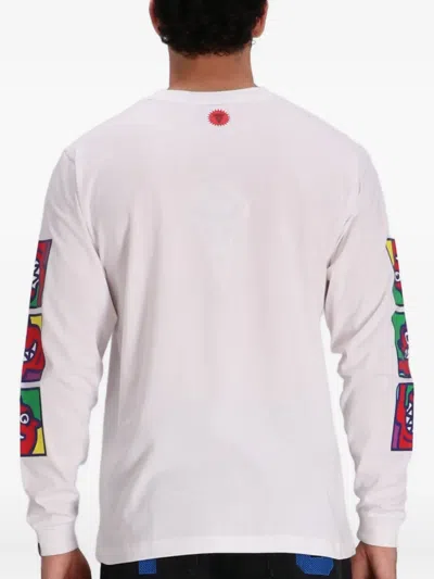Icecream Pop Art Running Dog Langarmshirt In Multi