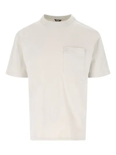 K-way Pocketed Crew Neck T-shirt In White