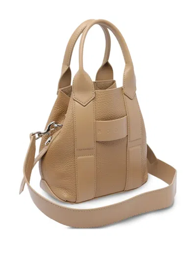 Hogan Handbag With Detachable Strap And Top Handles
