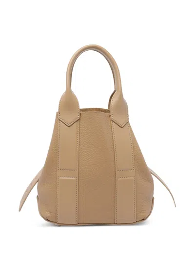 Hogan Handbag With Detachable Strap And Top Handles