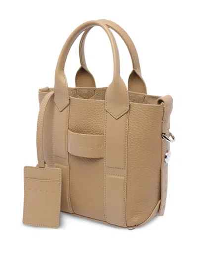 Hogan Handbag With Detachable Strap And Top Handles