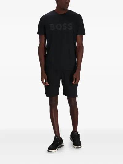 Hugo Boss Shorts Mit Elastischem Bund In Black