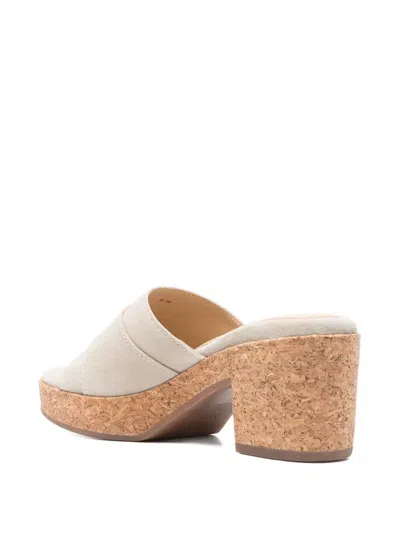 Scholl 75mm Ophelia Buckle-detail Cork Platform Sandals
