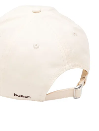 Ba&sh Logo-embroidered Baseball Cap In White