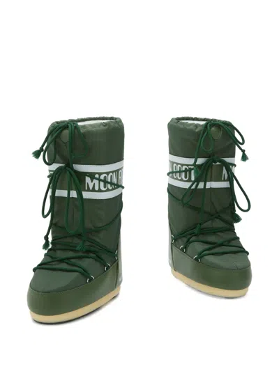Moon Boot Wattierte Icon Schnürstiefel