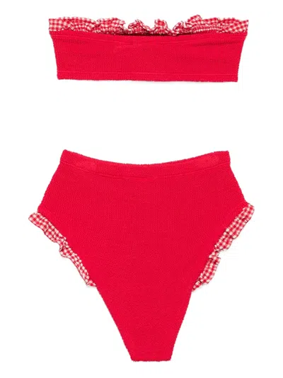 Hunza G Peggy Bikini In Red