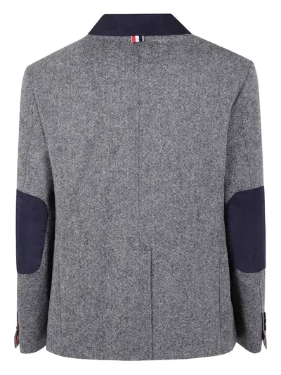 Thom Browne Fisherman Shawl Solid Donegal Tweed Clothing