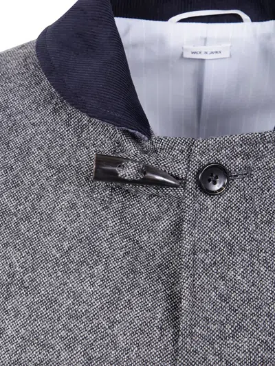 Thom Browne Fisherman Shawl Solid Donegal Tweed Clothing