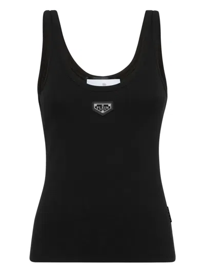 Philipp Plein Geripptes Trägershirt