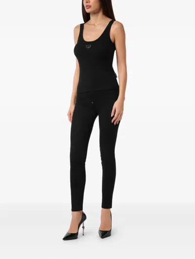 Philipp Plein Geripptes Trägershirt