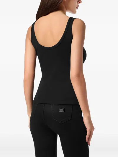 Philipp Plein Geripptes Trägershirt
