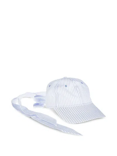 Fiorucci Embroidered-logo Ribbon Cap In Neutral