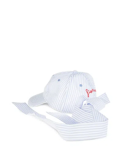 Fiorucci Embroidered-logo Ribbon Cap In Neutral