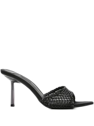 Le Silla 80mm Crystal-embellished Pointed-toe Heeled Sandals