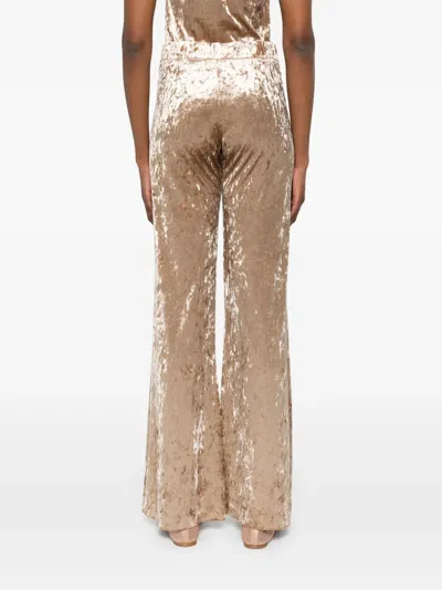 Forte Forte High Waist Casual Pants In Gold