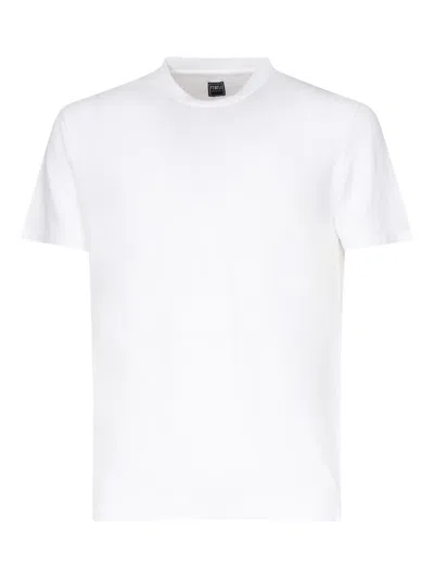 Fedeli Short-sleeves Linen T-shirt In Pattern