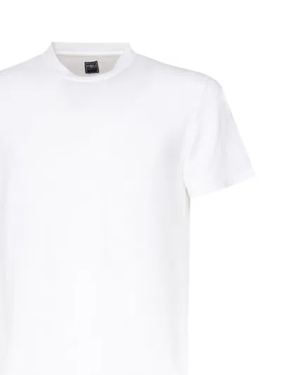 Fedeli Short-sleeves Linen T-shirt In Pattern