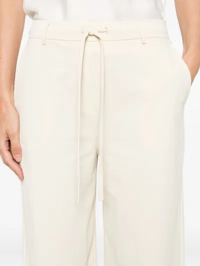 Max Mara Drawstring Trousers In Neutral