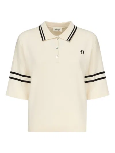 Ottod'ame Stripe-embellished Polo Shirt