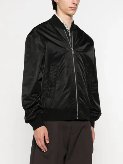 Axel Arigato Pen Layered Bomber Jacket In Black Polyamide In Black