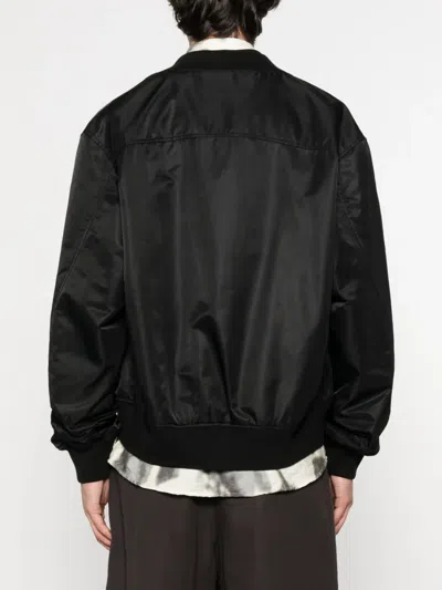Axel Arigato Pen Layered Bomber Jacket In Black Polyamide In Black