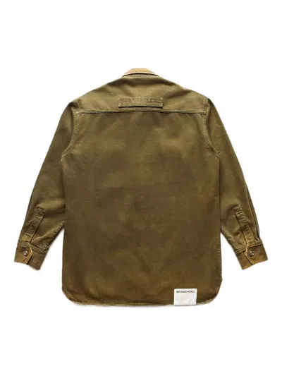 Namacheko Hank Denim Shirt Green In Green