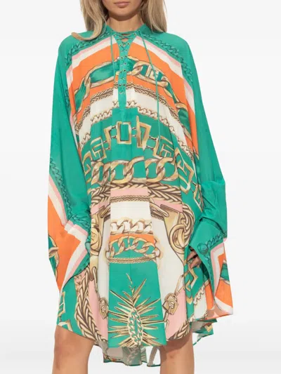 Balmain Chain-print Mini Dress