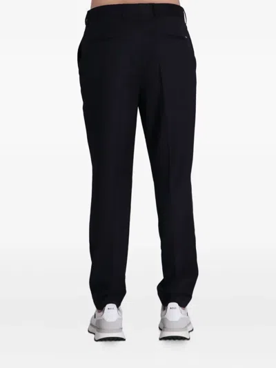 Hugo Boss Tapered Trousers In Black