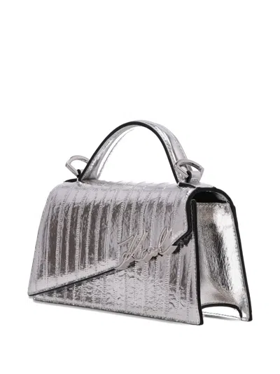 Karl Lagerfeld Metallic Tote Bag