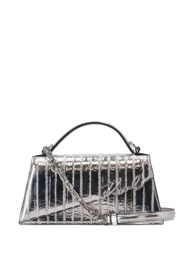 Karl Lagerfeld Metallic Tote Bag