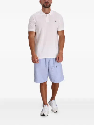 Paul Smith Poloshirt Mit Zebra-patch In White