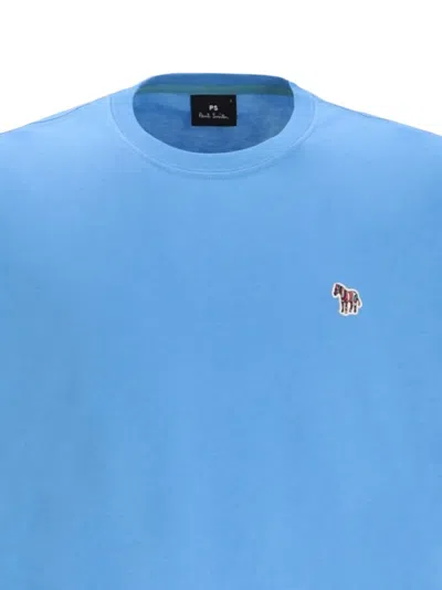 Paul Smith T-shirt Mit Zebradetail In Blue