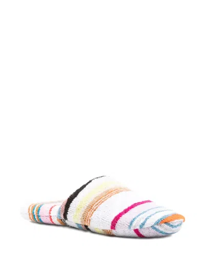 Missoni Giacomo Striped Cotton Slippers