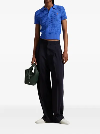Polo Ralph Lauren Poloshirt Mit Zopfmuster