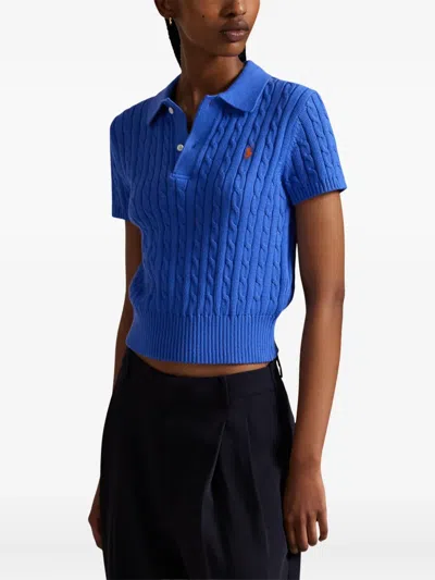 Polo Ralph Lauren Poloshirt Mit Zopfmuster