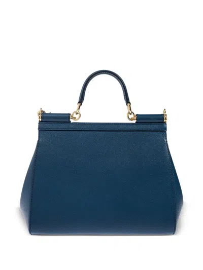 Dolce & Gabbana Medium Sicily Leather Tote Bag