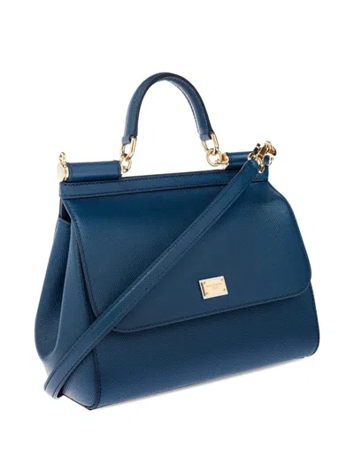 Dolce & Gabbana Medium Sicily Leather Tote Bag