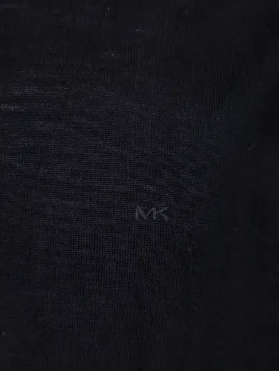 Michael Kors Core Merinos Short Sleeves Polo Embroider In Black