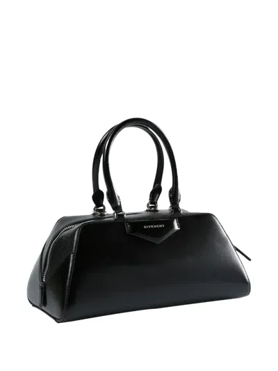 Givenchy Small Antigona East-west Bag In Box Leather In Black