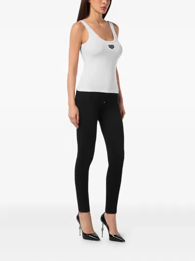 Philipp Plein Geripptes Tanktop