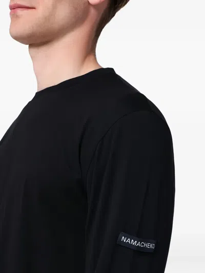 Namacheko Long-sleeve Layered T-shirt In Black