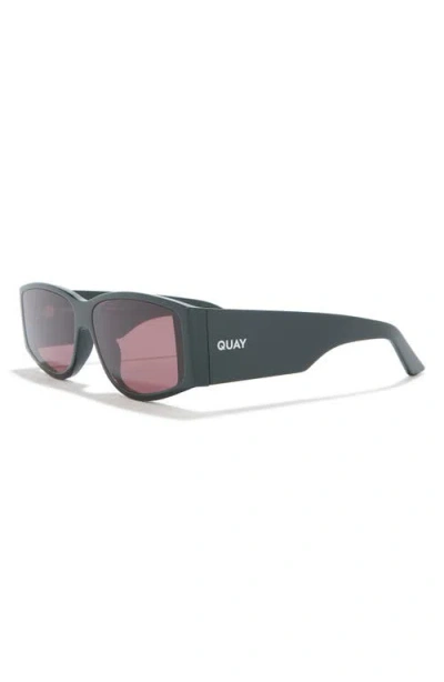 Quay Not My Fault 41mm Rectangular Sunglasses