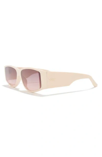 Quay Not My Fault 41mm Rectangular Sunglasses