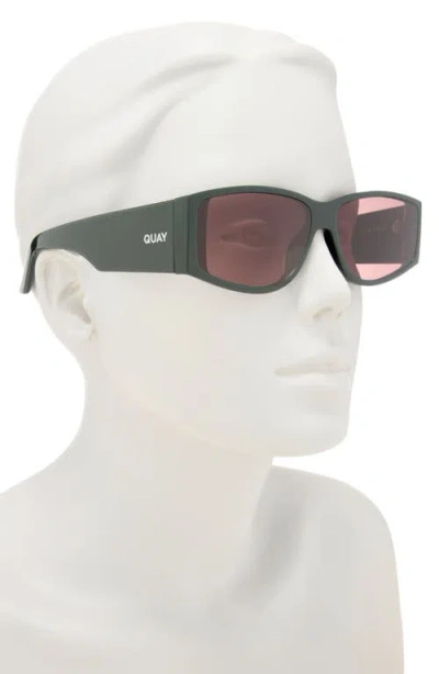 Quay Not My Fault 41mm Rectangular Sunglasses