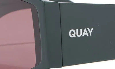 Quay Not My Fault 41mm Rectangular Sunglasses