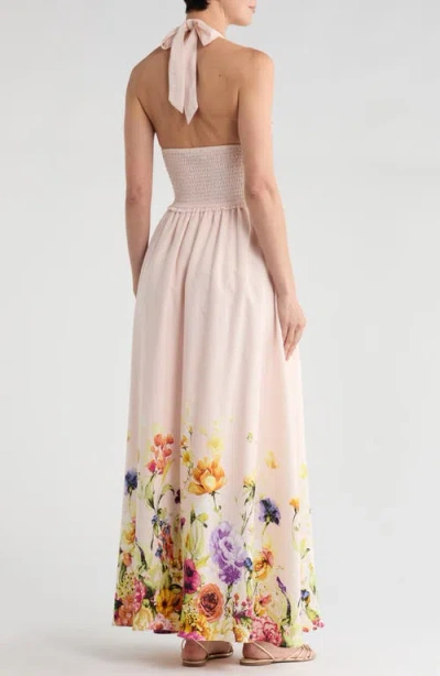 Love By Design Nina Patterned Halter Maxi Dress