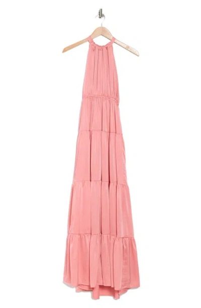 Love By Design Brody Halter Neck Tiered Maxi Dress