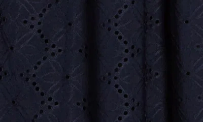 Vero Moda Kim Eyelet Maxi Skirt In Blue
