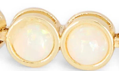 Leith Faux Opal Tennis Bracelet